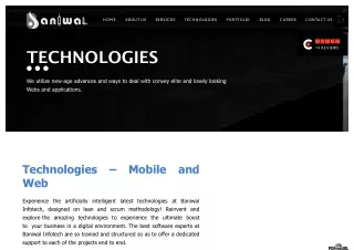 Best Web and Mobile Technologies