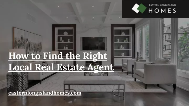 how to find the right local real estate agent