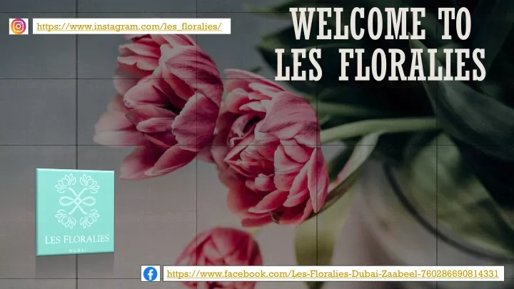 welcome to les floralies