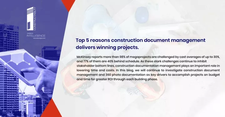 top 5 reasons construction document management