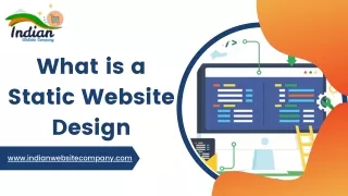 What is a static website design, Learn more | Indian Website Company