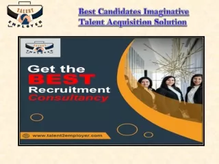 best candidates imaginative talent acquisition