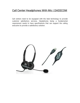 call center headphones with mic dasscom