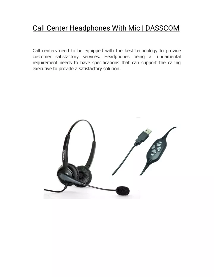 call center headphones with mic dasscom