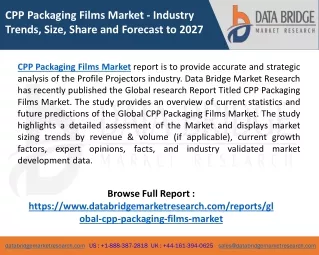 cpp packaging films market industry trends size