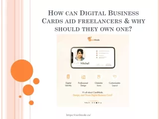 How can Digital Business Cards aid freelancers