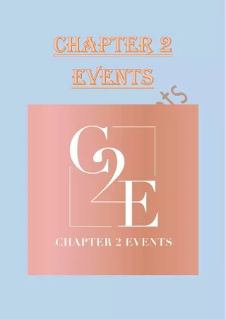The Hidden Gems of India: Chapter 2 Events