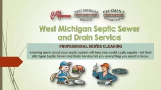 Get Reliable Drain Cleaning Services In West Michigan