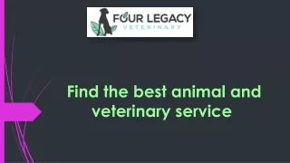 Find The Best  Animal and Veterinary Service