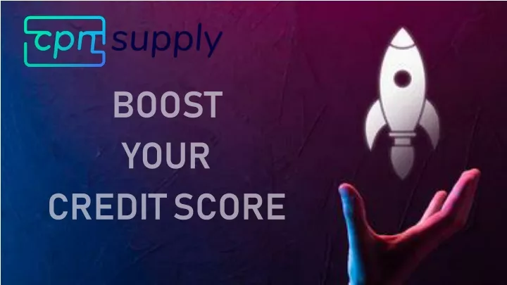 boost your credit score