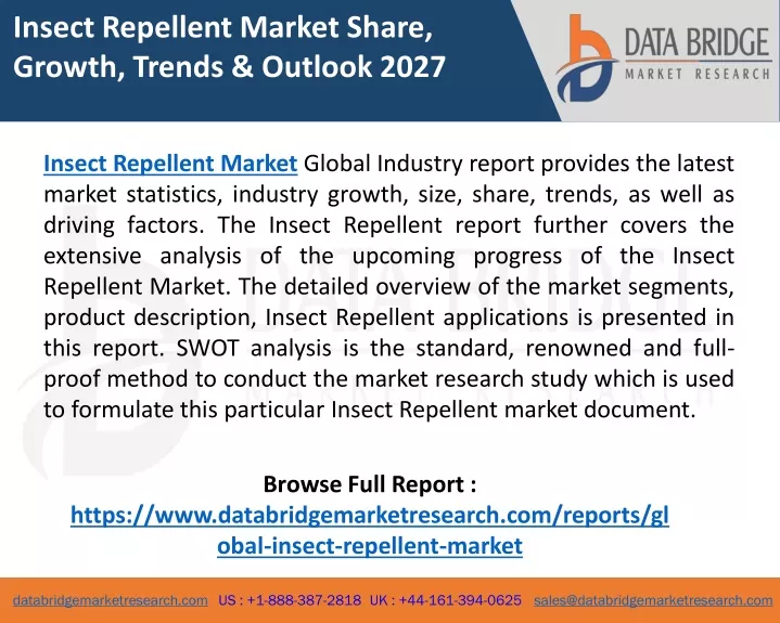 insect repellent market share growth trends