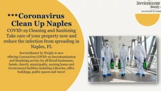 Best Coronavirus Cleaning In Naples With ServiceMaster Restore By Wright