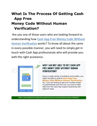 what is the process of getting cash app free