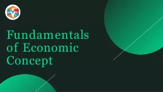 Fundamentals of Economic Concept