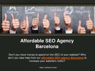 Affordable SEO Agency Barcelona