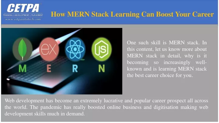 how mern stack learning can boost your career