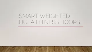 Smart Weighted Hula Fitness Hoops