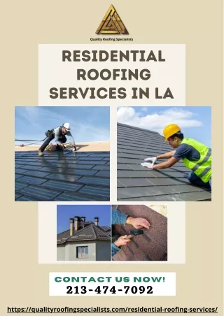 Residential Roofing Services in LA | Quality Roofing Specialists