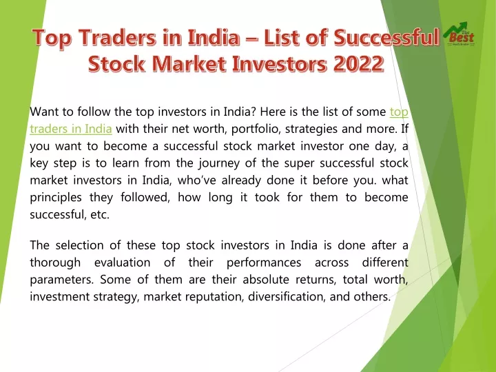 want to follow the top investors in india here