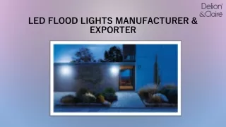 Led Flood Lights Manufacturer & Exporter