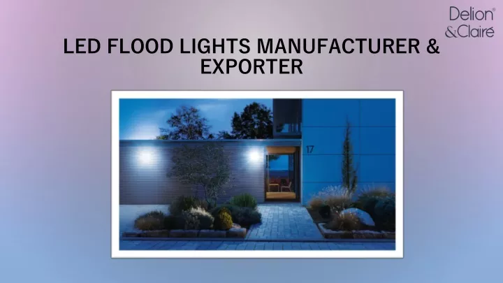 led flood lights manufacturer exporter