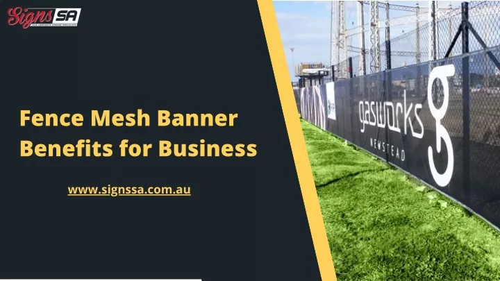 fence mesh banner benefits for business