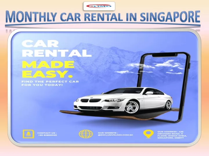 monthly car rental in singapore