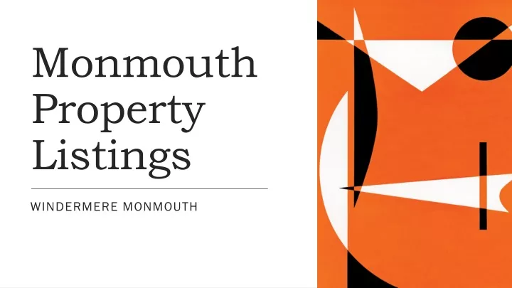 monmouth property listings