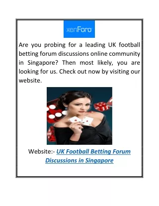 UK Football Betting Forum Discussions in Singapore | Ab88forum.com