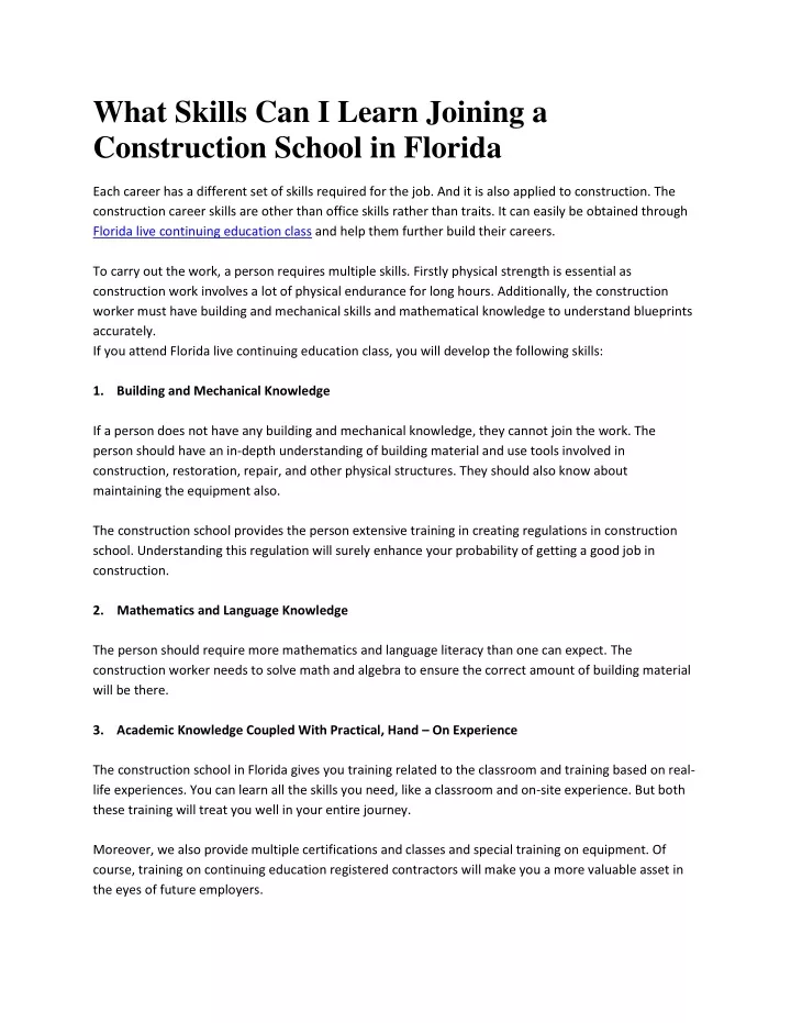 ppt-what-skills-can-i-learn-joining-a-construction-school-in-florida