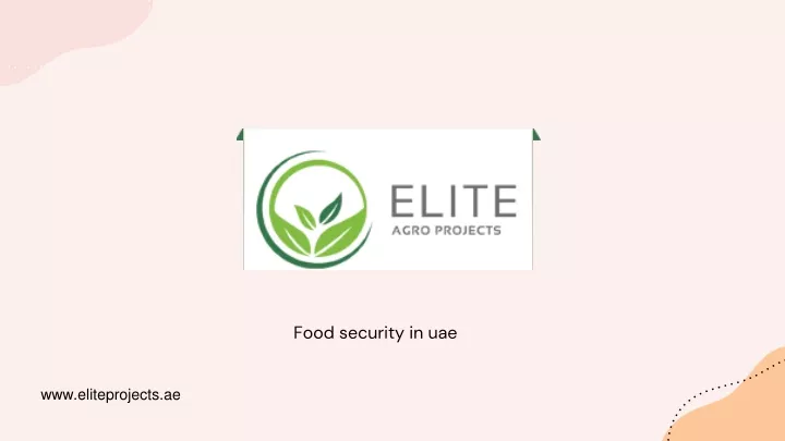 food security in uae