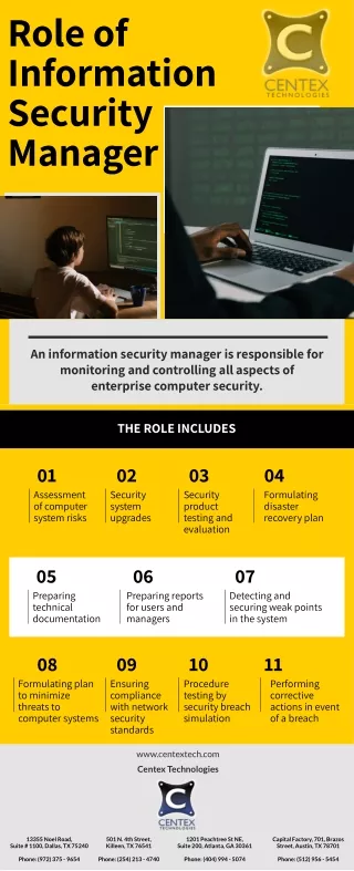 role of information security manager