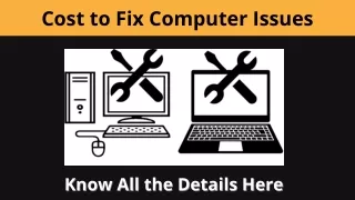 cost to fix computer issues