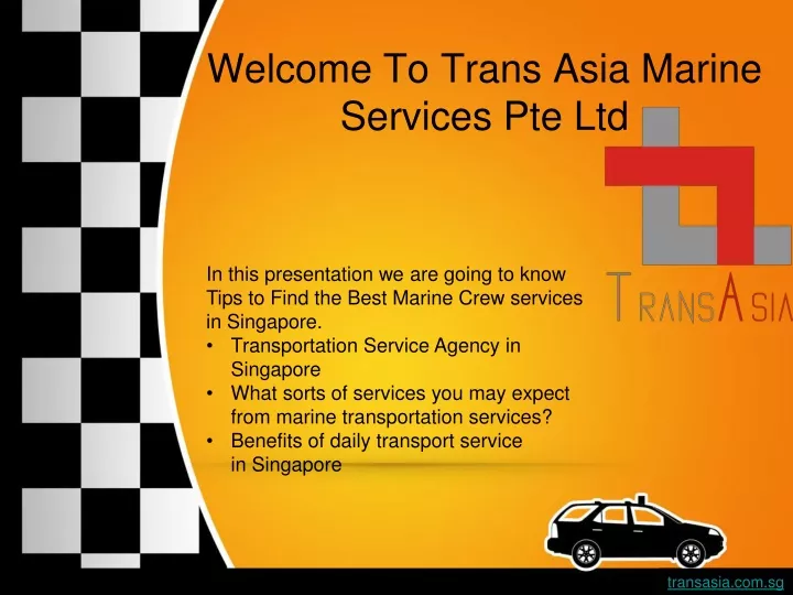 welcome to trans asia marine services pte ltd