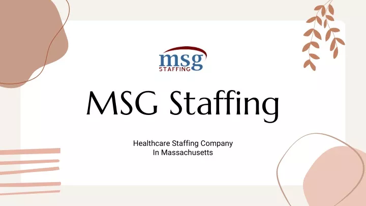 msg staffing