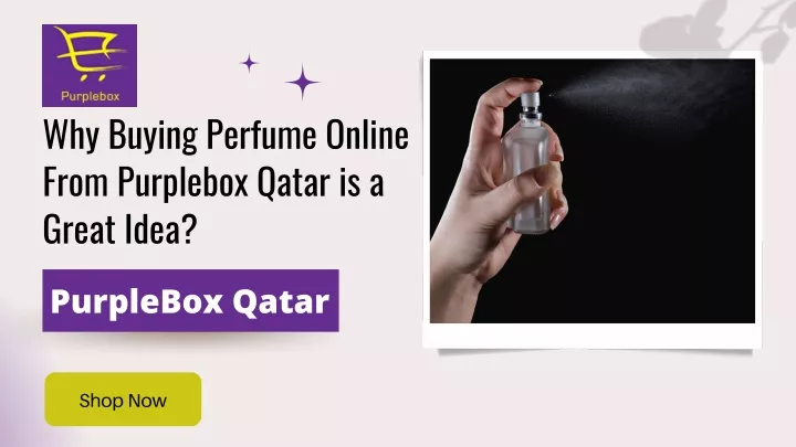 why buying perfume online from purplebox qatar