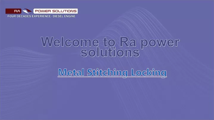 welcome to ra power solutions