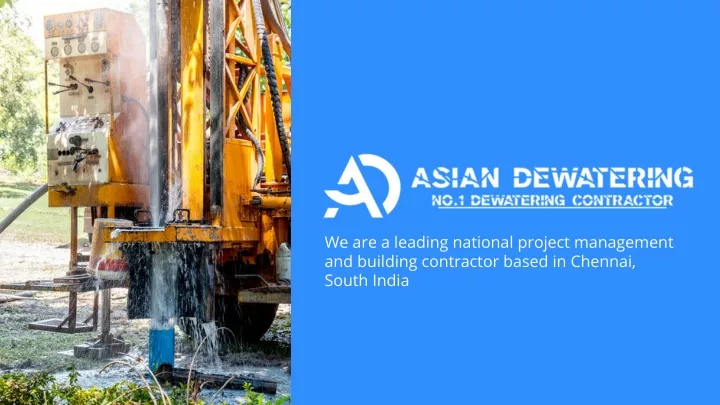 we are a leading national project management