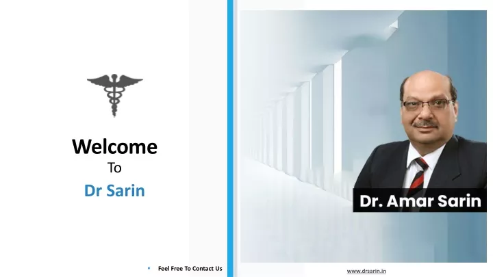 welcome to dr sarin