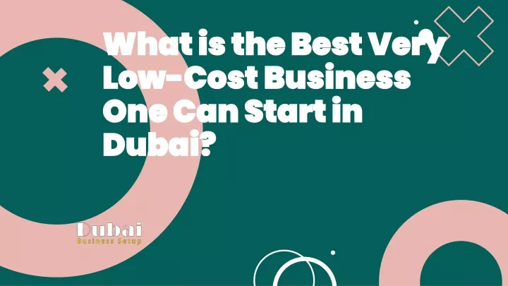 what is the best very low cost business one can start in dubai