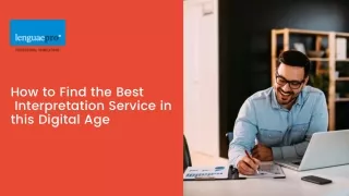 how to find the best interpretation service