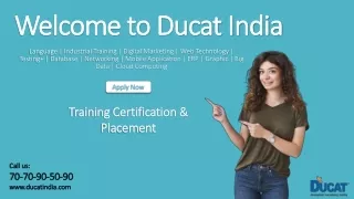 welcome to ducat india