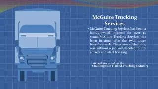 mcguire trucking services