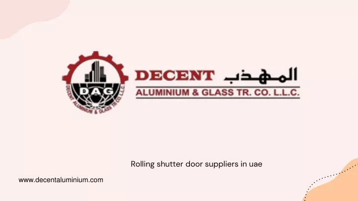 r olling shutter door suppliers in uae