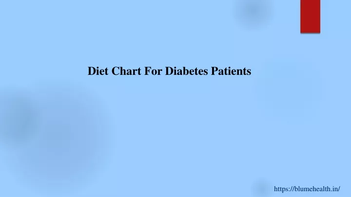 diet chart for diabetes patients