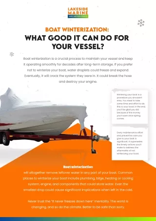 Boat Winterization What Good It Can Do for Your Vessel