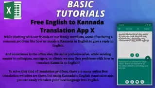 free kannada to english translate