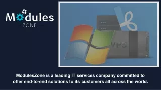 moduleszone is a leading it services company