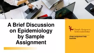 a brief discussion on epidemiology by sample