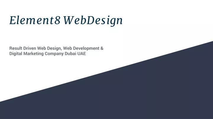 element8 webdesign